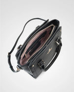 ANGIE SATCHEL BAG - BLACK
