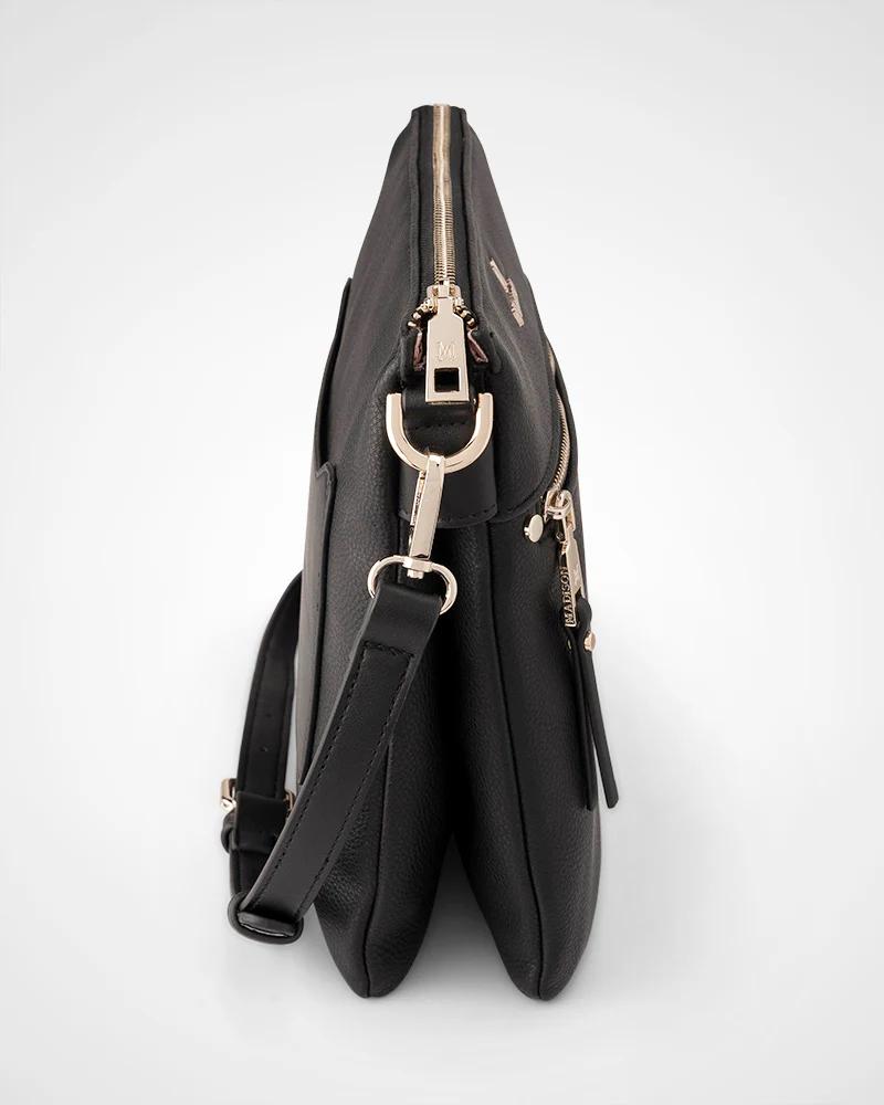 ANGIE SATCHEL BAG - BLACK