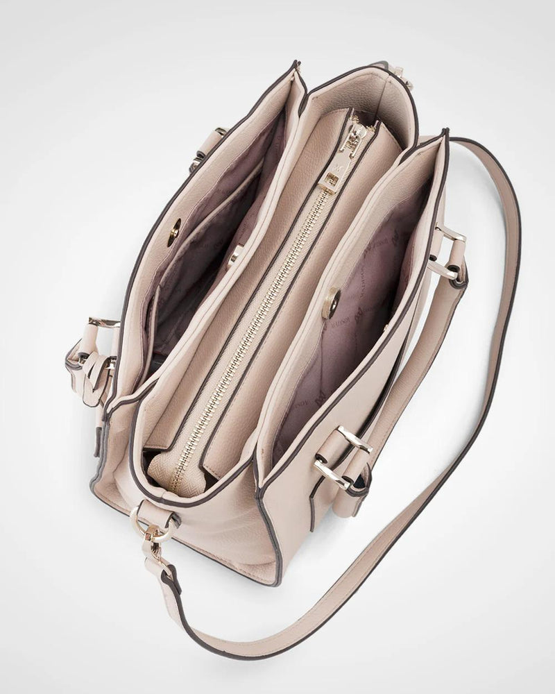 ANGIE SATCHEL BAG - NUDE