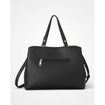 KATHERINE MEDIUM SATCHEL - BLACK