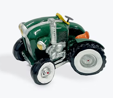 MONEY BOX - GREEN TRACTOR