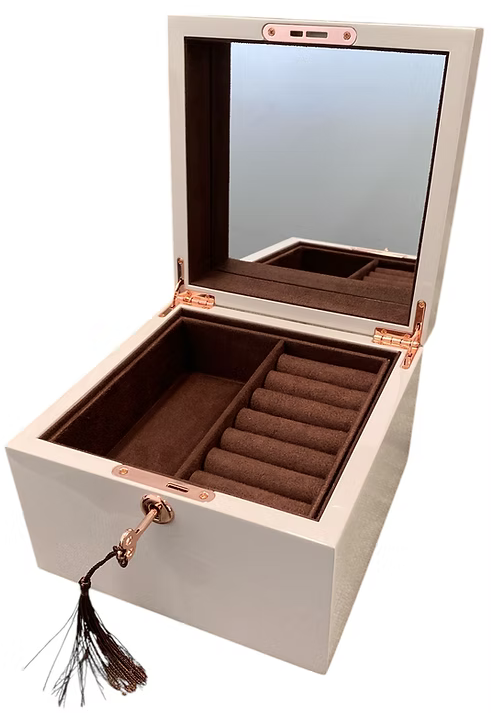 JEWELLERY  BOX - CAMEO COLOUR