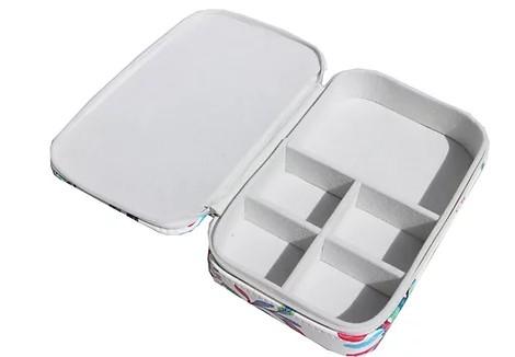 FLORA WHITE TRAVEL CASE