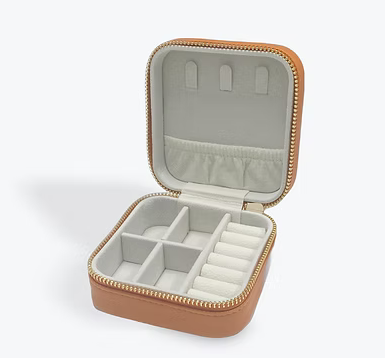 MILA TRAVEL JEWELLERY BOX - ORANGE