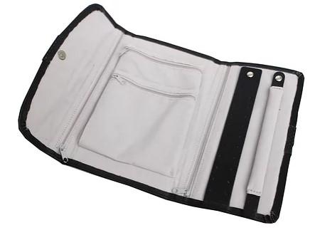 THEA BLACK JEWELLERY TRAVEL WALLET