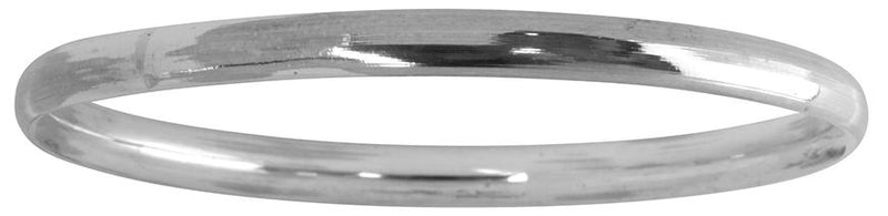STERLING SILVER BANGLE - 55MM