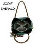 JODIE EMERALD SMALL HANDBAG