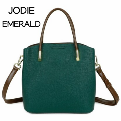 JODIE EMERALD SMALL HANDBAG