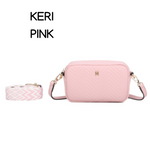 KERI PINK VEGAN CROSSBODY BAG