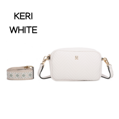 KERI WHITE CROSSBODY  BAG