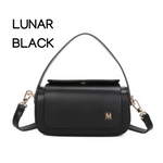 LUNAR BLACK VEGAN CROSSBODY BAG