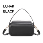 LUNAR BLACK VEGAN CROSSBODY BAG