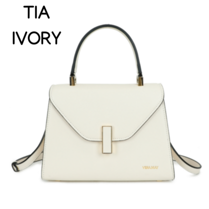 TIA IVORY SMALL HANDBAG