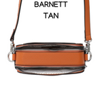 BARNETT TAN VEGAN CROSSBODY BAG