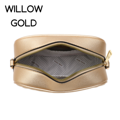 WILLOW GOLD CROSS BODY BAG