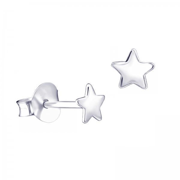 STERLING SILVER STAR STUDS