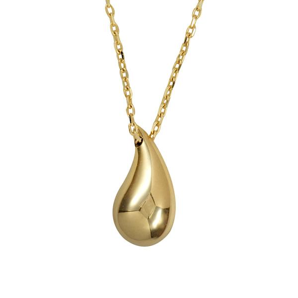 9CT GOLD TEARDROP PENDANT AND CHAIN