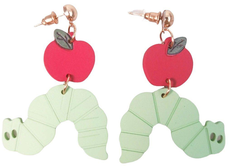 HUNGRY CATERPILLAR EARRINGS
