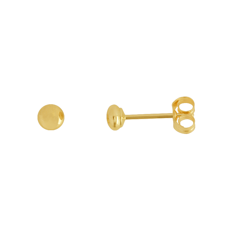SS FLAT BALL STUD - 3MM