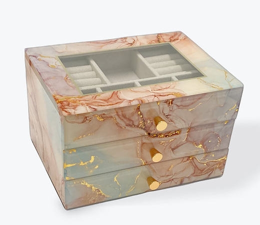 JEWELLERY BOX - CORAL
