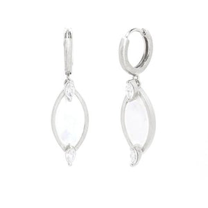 SS MOP DROP EARRINGS
