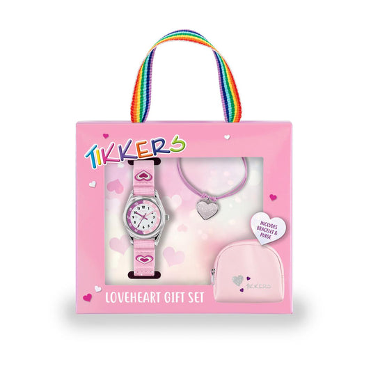 TIKKERS - PINK HEART WATCH & GIFT SET