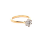 18 TT DIAMOND SOLITAIRE RING