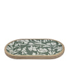 JASMINE OVAL SERVING TRAY - FOREST