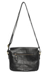 ELEANOR NAVY LEATHER HANDBAG