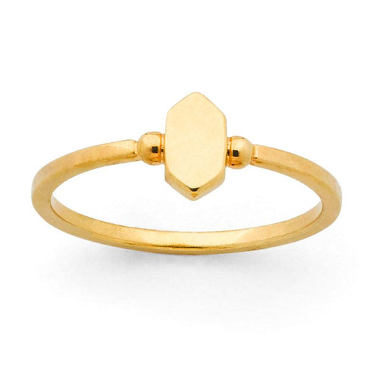9YG SIGNET RING