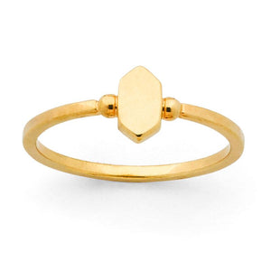 9YG SIGNET RING