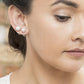 STERLING SILVER WHITE FRESHWATER CLIP ON EARRINGS