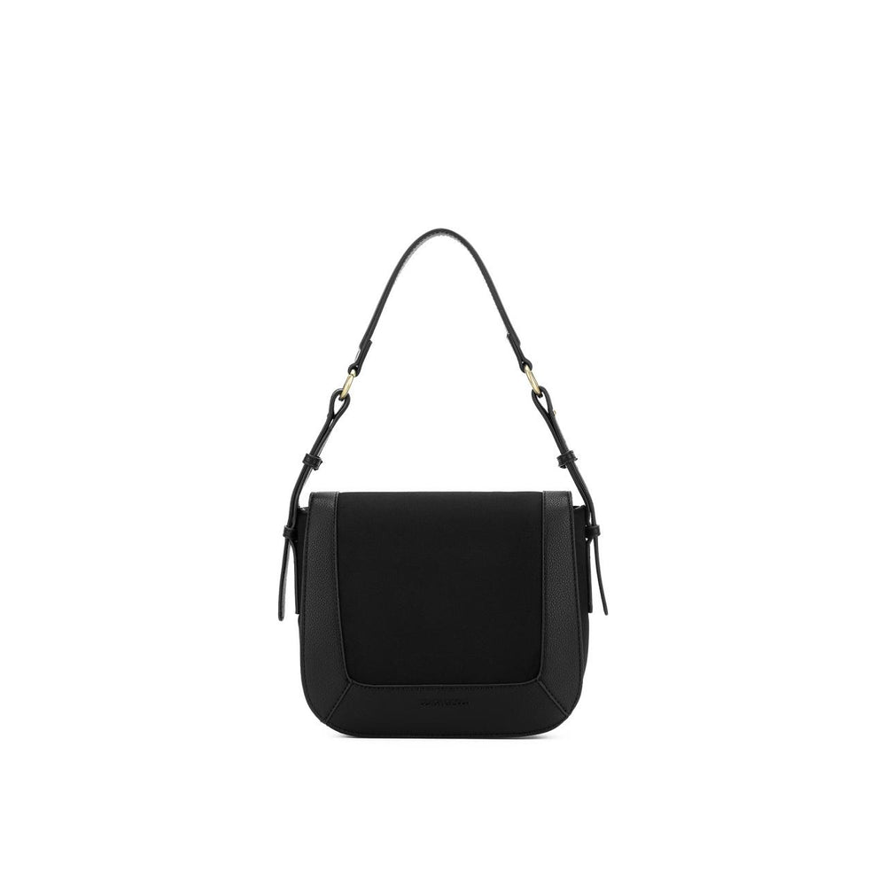 BLACK SHOULDER HANDBAG