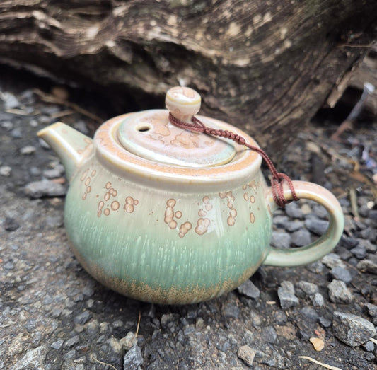 TINKERBELL TEAPOT - RAINFOREST JASPER