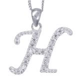 STERLING SILVER NECKLACE - H