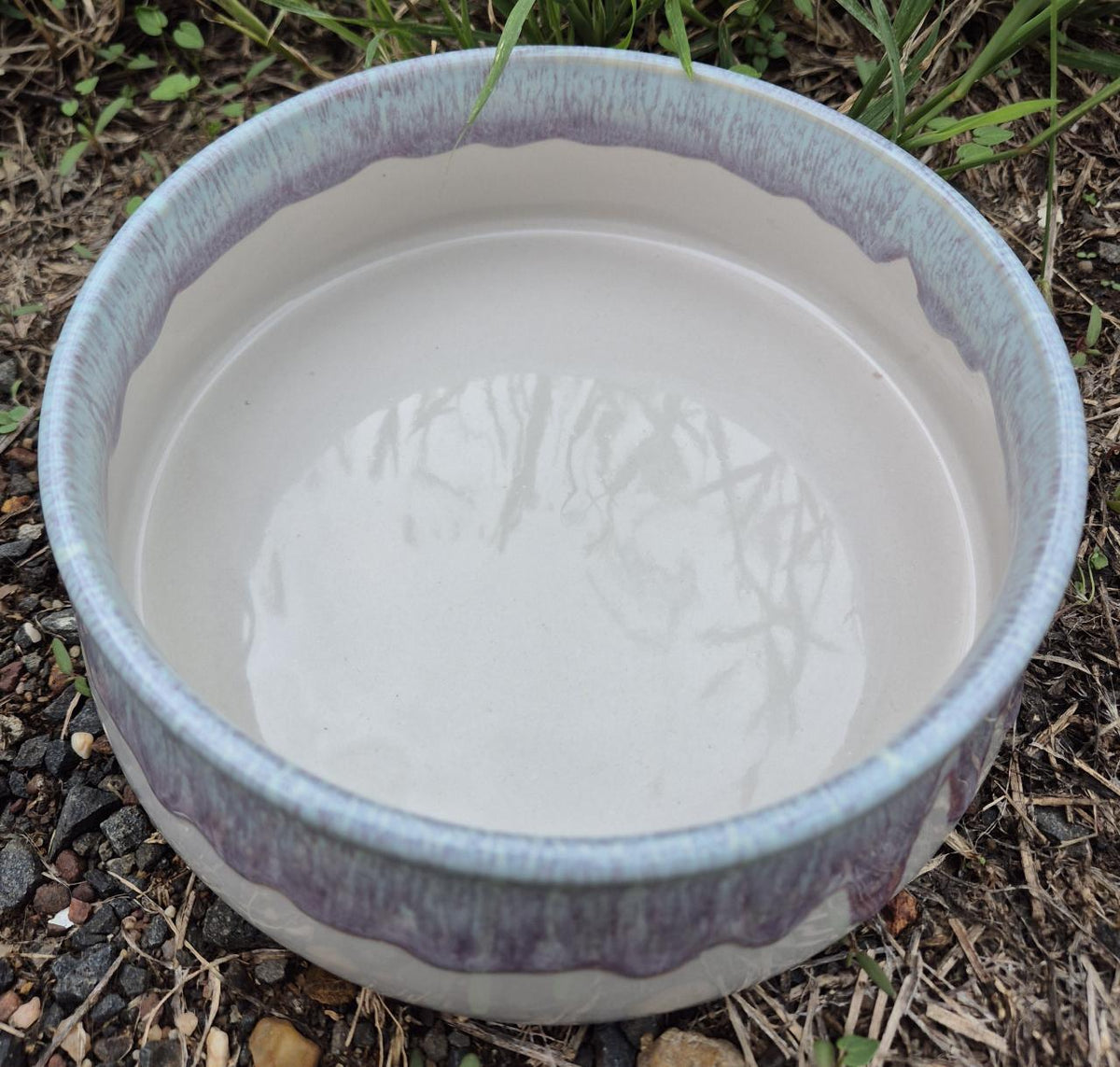 CERAMIC BOWL WITH LID - LARGE - ANGELIC