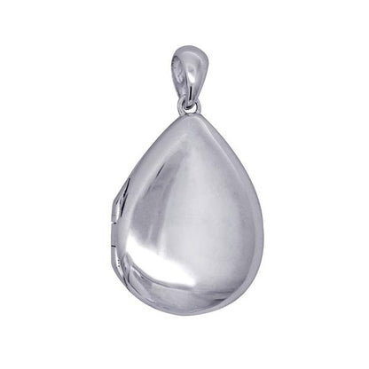 STERLING SILVER TEARDROP LOCKET