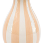 PEACH STRIPED VASE