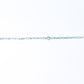 STERLING SILVER CUBIC ZIRCONIA TENNIS BRACELET