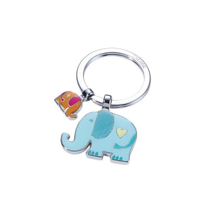 TROIKA LUCKY ELEPHANTS KEYRING