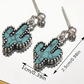 SILVER PLATED CACTUS EARRINGS