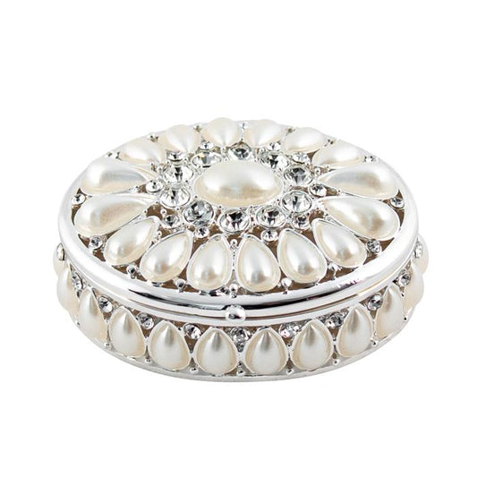 OVAL PEARL JEWELLERY BOX