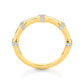 9CT YELLOW GOLD DIAMOND DRESS RING