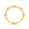 9CT YELLOW GOLD DIAMOND DRESS RING