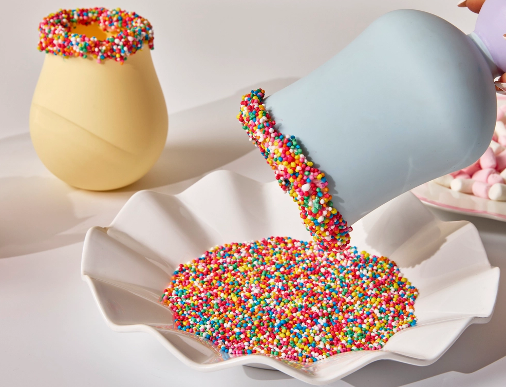 BUBBLE GOBLET SET OF 2 - BUBBLEGUM