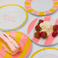 MELAMINE PLATE SET - STRIPED