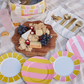 MELAMINE PLATE SET - STRIPED