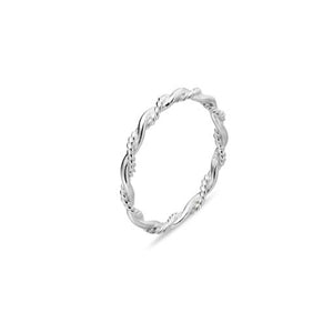 STERLING SILVER TWISTED RING