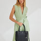 ANGIE SATCHEL BAG - BLACK