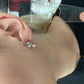 10CT WTHIE GOLD DIAMOND EARRINGS - .75CT